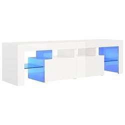 Foto van The living store tv-meubel - - - 140 x 36.5 x 40 cm - hoogglans wit