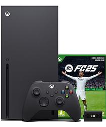 Foto van Xbox series x + ea sports fc 25 + bluebuilt oplaadbare batterijen