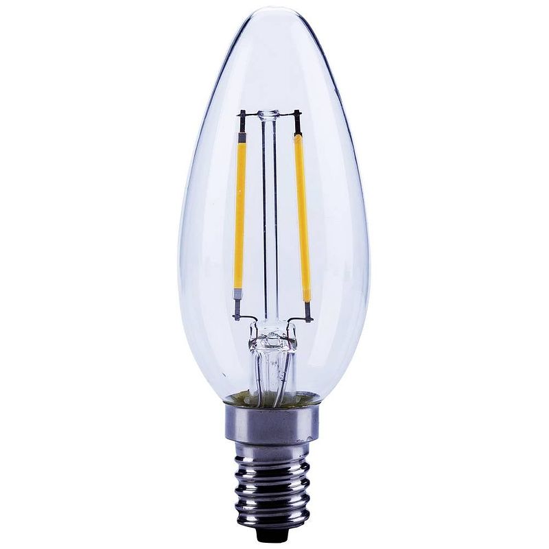 Foto van Opple 500011000500 led-lamp energielabel f (a - g) e14 kaars 2.8 w warmwit (ø x l) 35 mm x 35 mm niet dimbaar 30 stuk(s)