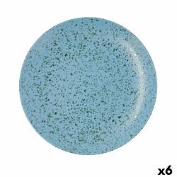 Foto van Platt tallrik ariane oxide keramisch blauw (ø 31 cm) (6 stuks)