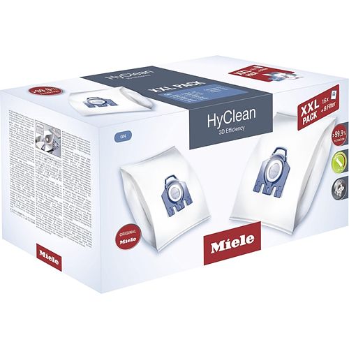 Foto van Miele stofzuigerzakken hyclean 3d efficiency gn xxl-pack (blauw)