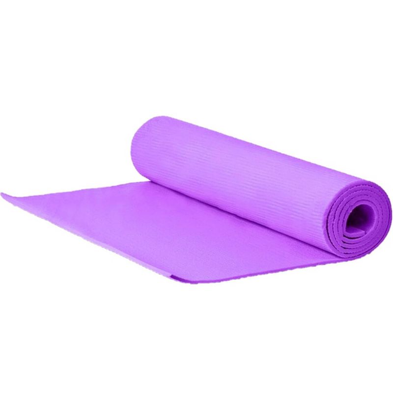 Foto van Yogamat/fitness mat paars 173 x 60 x 0.6 cm - fitnessmat