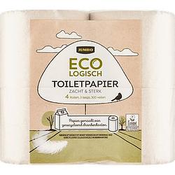 Foto van Jumbo ecologisch toiletpapier 3 laags 4 rollen