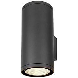 Foto van Slv enola round l up/down 1003441 led-buitenlamp (wand) led vast ingebouwd 53 w antraciet