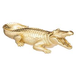 Foto van Casa di elturo decoratief object krokodil - polyresin - xl - l39cm