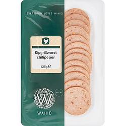 Foto van Wahid kipgrillworst chilipeper 125g bij jumbo