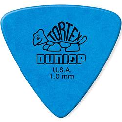Foto van Dunlop 431r100 tortex triangle 1.0mm plectrum blauw