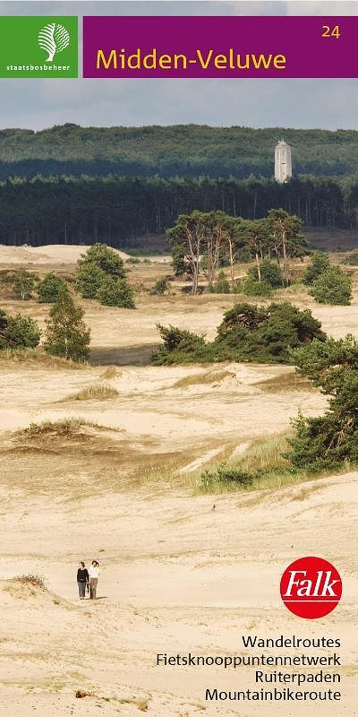 Foto van Falk staatsbosbeheer wandelkaart 24 midden veluwe - paperback (9789028704510)