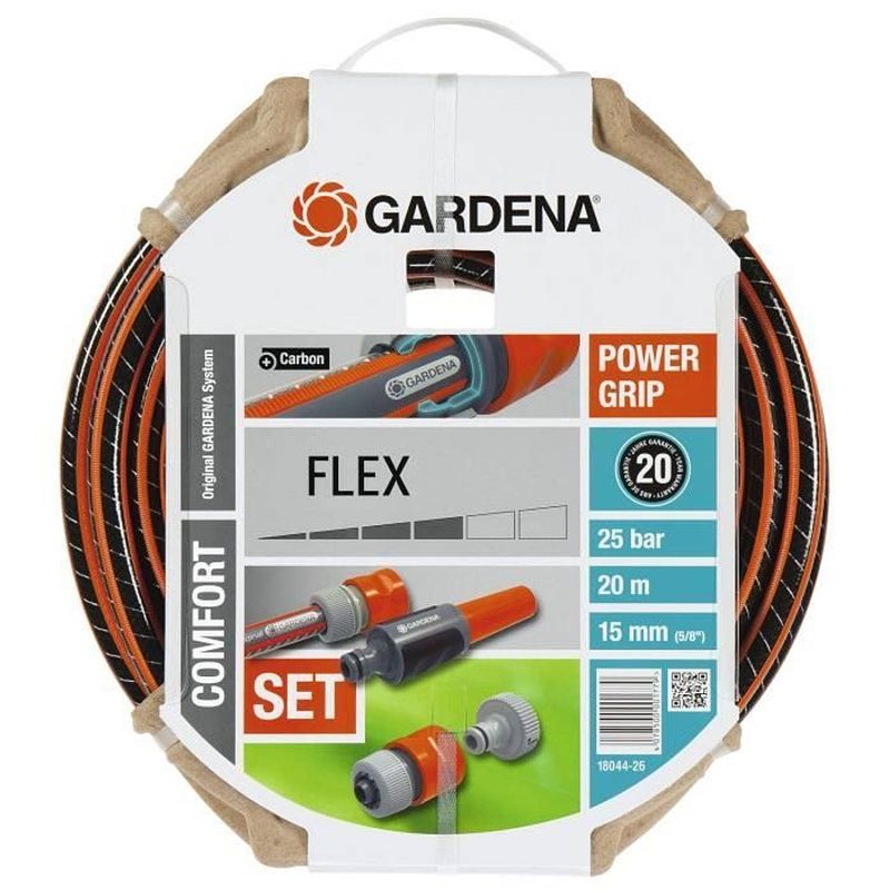 Foto van Gardena tuinslang flex 20m ø15 mm + lans en toegang