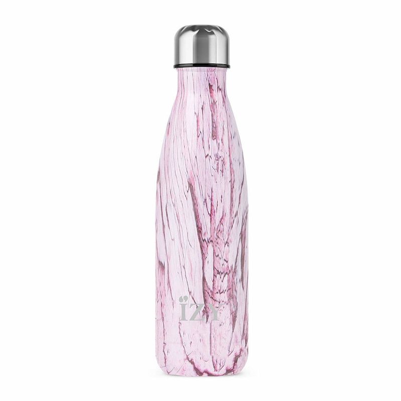 Foto van Izy bottles - thermosfles/isoleerfles 500ml - design roze