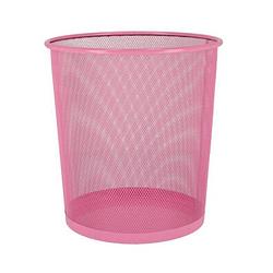 Foto van Kantoor prullenbak/papiermand 9 liter roze - prullenmanden
