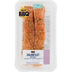 Foto van Jumbo zalmfilet met huid tuinkruiden & knoflook ca. 260g