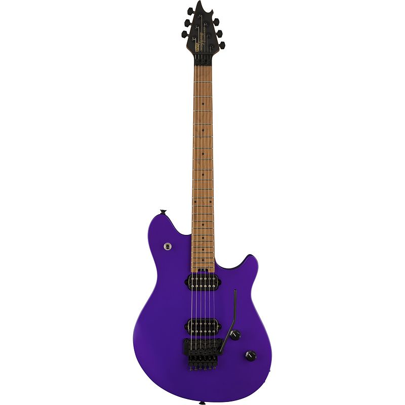 Foto van Evh wolfgang wg standard baked maple royalty purple elektrische gitaar