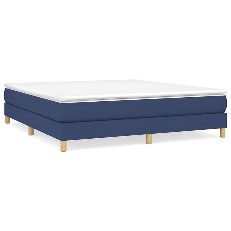 Foto van The living store boxspringbed - comfortline - bedframe 203x160x25 cm - pocketvering matras 160x200x20 cm - middelharde