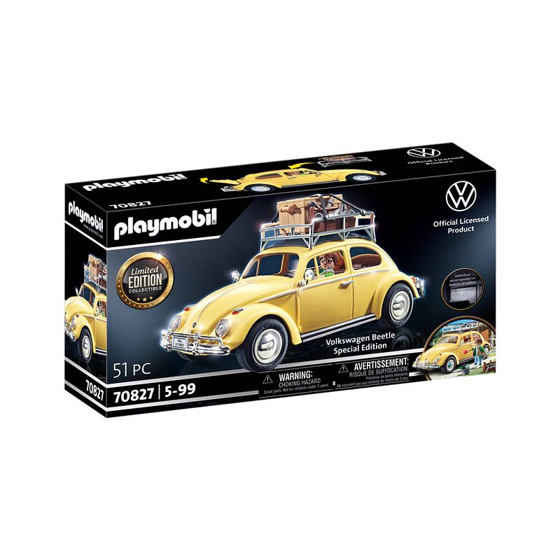 Foto van Playmobil vw volkswagen kever - special edition 70827