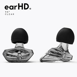 Foto van Earhd® 90 transparant flare audio upgrade je oren oordop betere focus verminderd stress