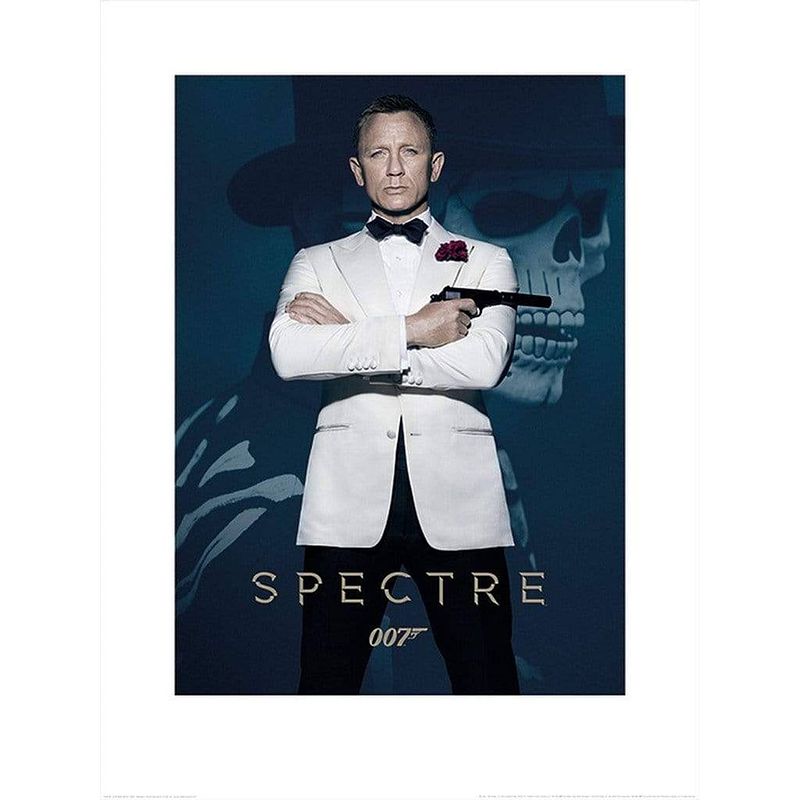 Foto van Pyramid james bond spectre skull kunstdruk 60x80cm