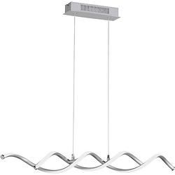 Foto van Wofi bonney 7331.02.64.6000 led-hanglamp 42 w nikkel (mat)