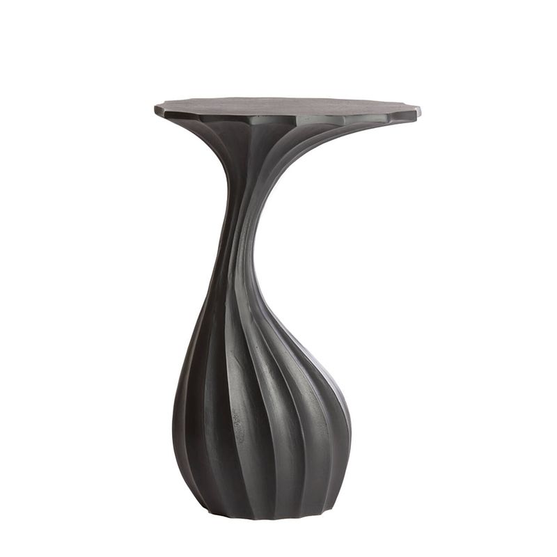 Foto van Side table 41x36x63 cm nyoko matt black