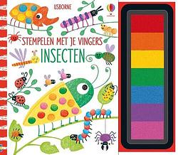 Foto van Stempelen met je vingers insecten - hardcover (9781474978842)