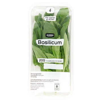 Foto van Jumbo basilicum vers 20g