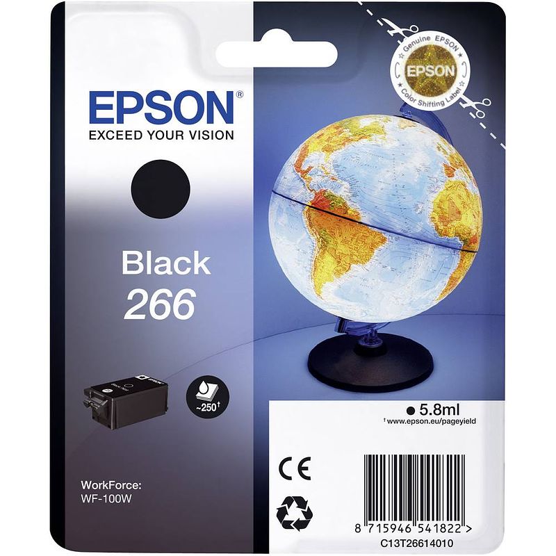 Foto van Epson 266 cartridge zwart