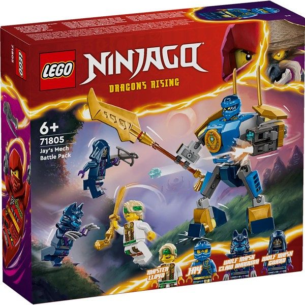 Foto van 71805 lego ninjago jay's mecha strijdpakket