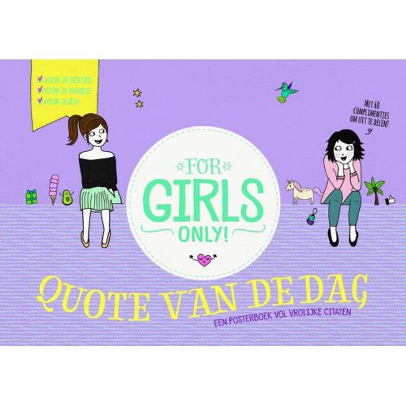 Foto van Quote van de dag - for girls only!