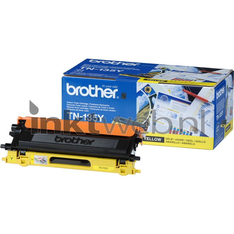 Foto van Brother tn-135y geel toner