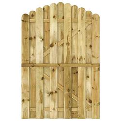 Foto van Vidaxl poort gebogen ontwerp 100x150 cm fsc geïmpregneerd grenenhout