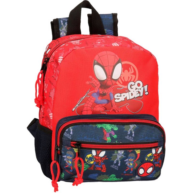 Foto van Go spidey rugzak junior 6,8 liter rood/zwart