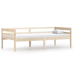 Foto van The living store bedframe grenenhout - enkel - 200 x 90 x 65 cm - massief - montage vereist