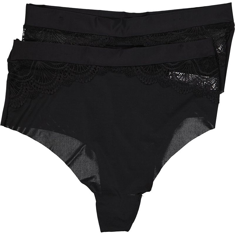 Foto van Dames string high waisted 2-pack