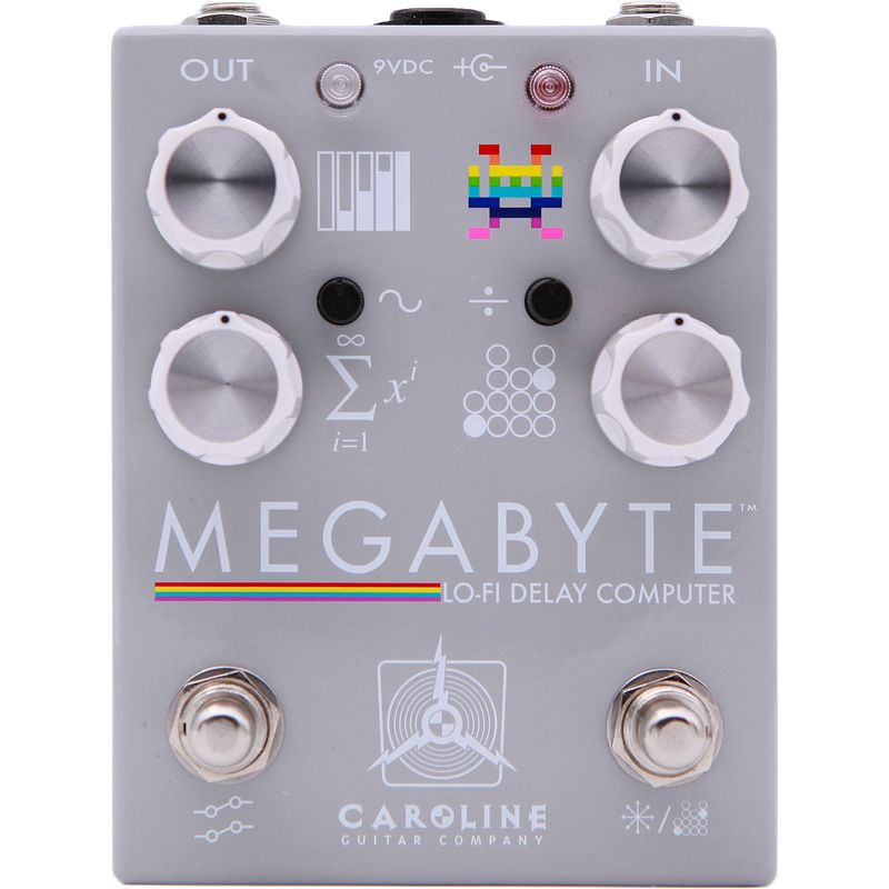 Foto van Caroline guitar company megabyte lo-fi delay computer effectpedaal