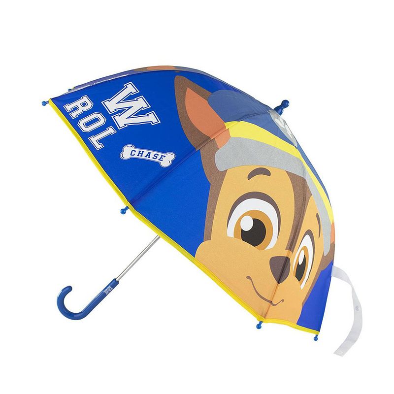 Foto van Paw patrol paraplu chase junior 71 cm acryl blauw