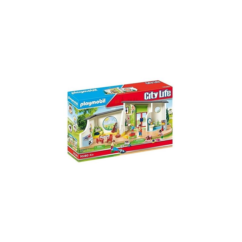 Foto van Playmobil city life kinderopvang regenboog 70280