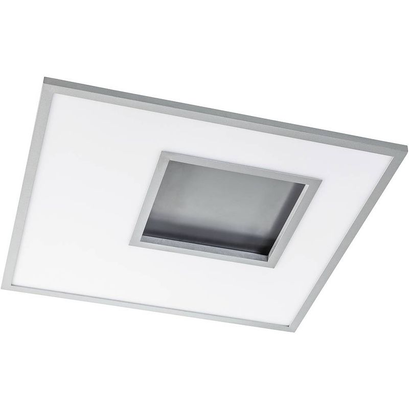 Foto van Wofi 9485.02.70.8600 matt 2flg led-plafondlamp 25 w zilver