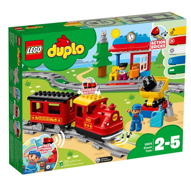 Foto van Lego duplo stoomtrein 10874