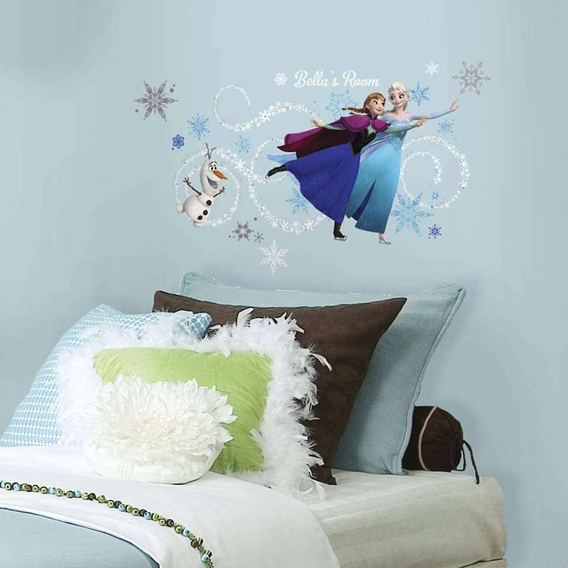 Foto van Disney frozen muursticker voor hoofdbord