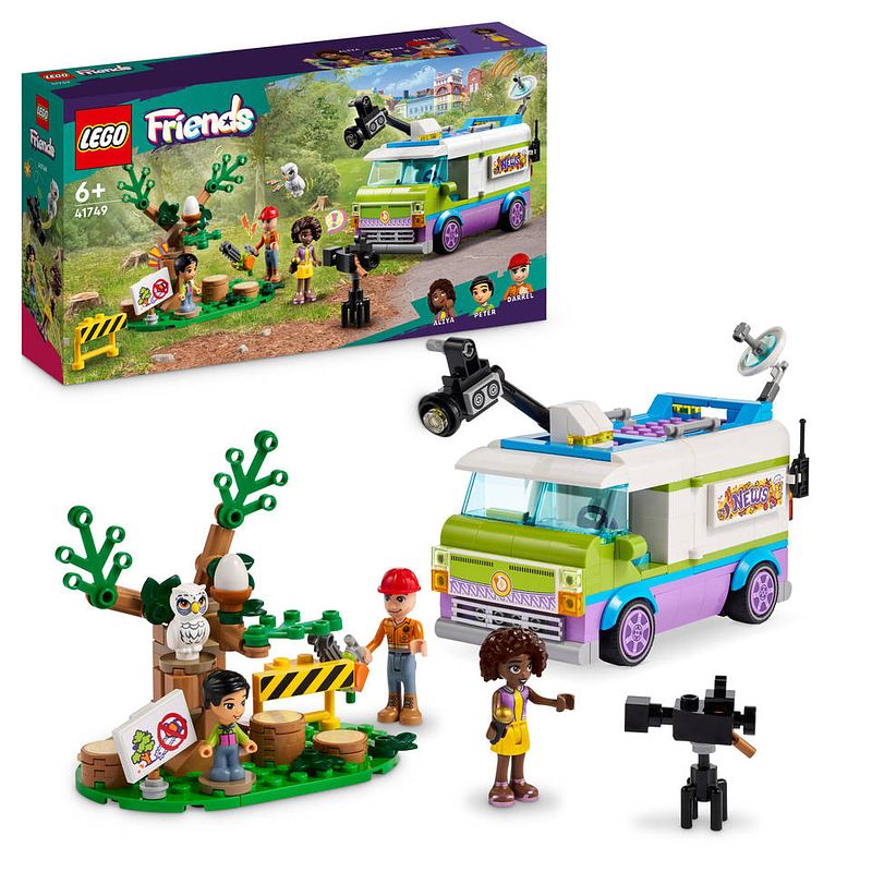 Foto van Lego friends nieuwsbusje 41749