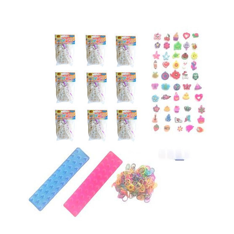 Foto van Loom twister loombandsset met geur junior wit 3100-delig