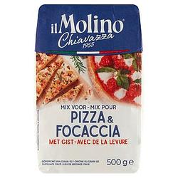 Foto van Il molino chiavazza mix voor pizza & focaccia met gist 500g bij jumbo