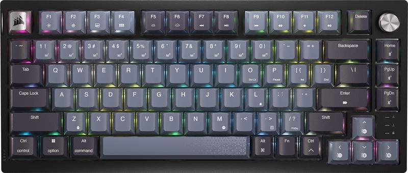 Foto van Corsair k65 plus wireless mechanisch gaming toetsenbord qwerty