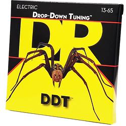 Foto van Dr strings ddt-13 drop down tuning 13-65 set snaren voor elektrische gitaar