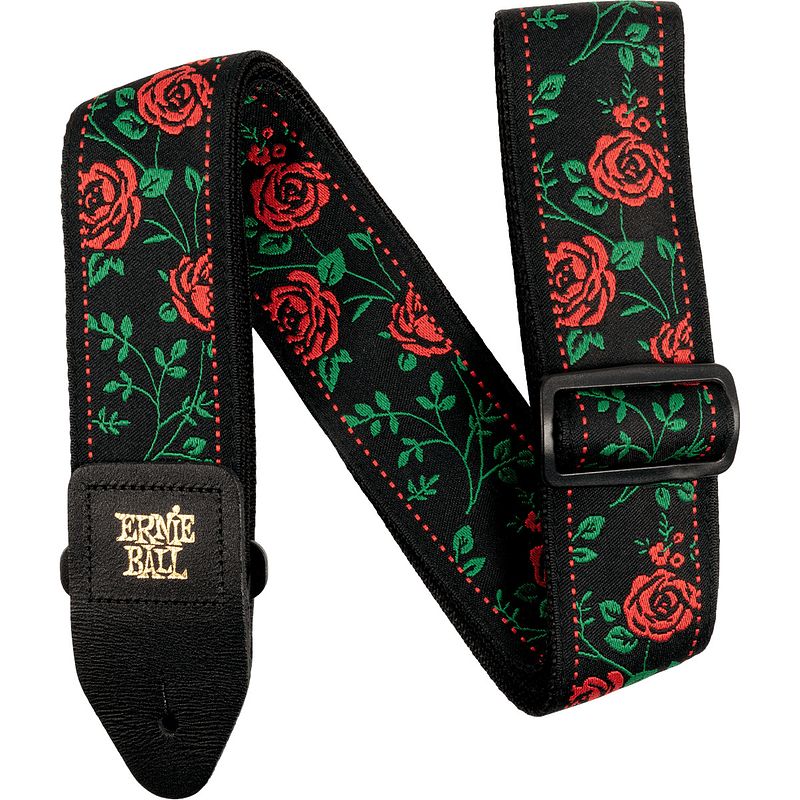 Foto van Ernie ball classic jacquard strap 5318 spanish rose gitaarband