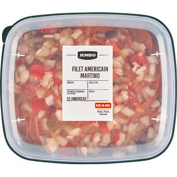 Foto van 2 voor € 4,50 | jumbo filet americain martino 150g aanbieding bij jumbo