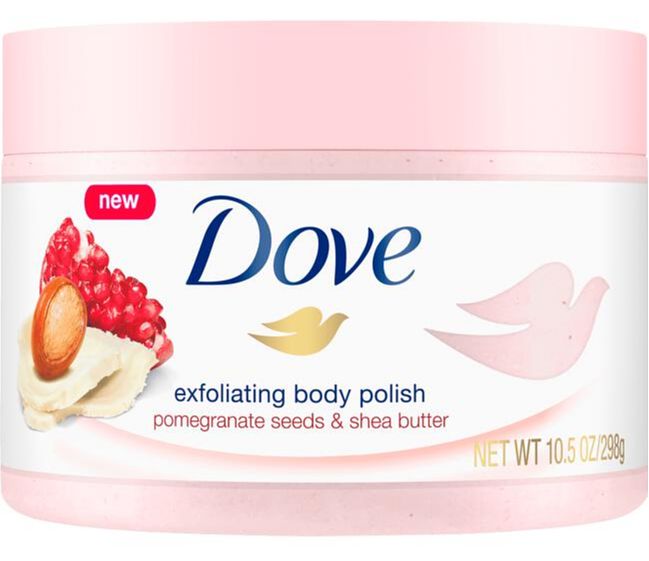 Foto van Dove pomegranate & shea butter body polish