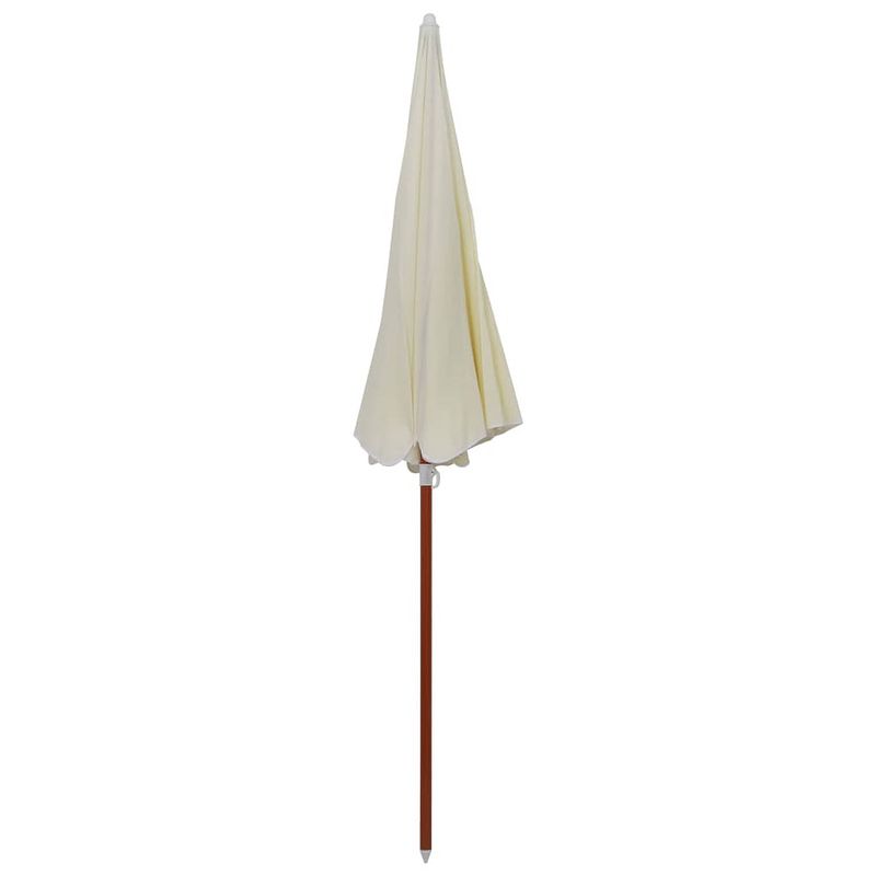 Foto van The living store parasol zand 240 cm - uv-beschermend polyester