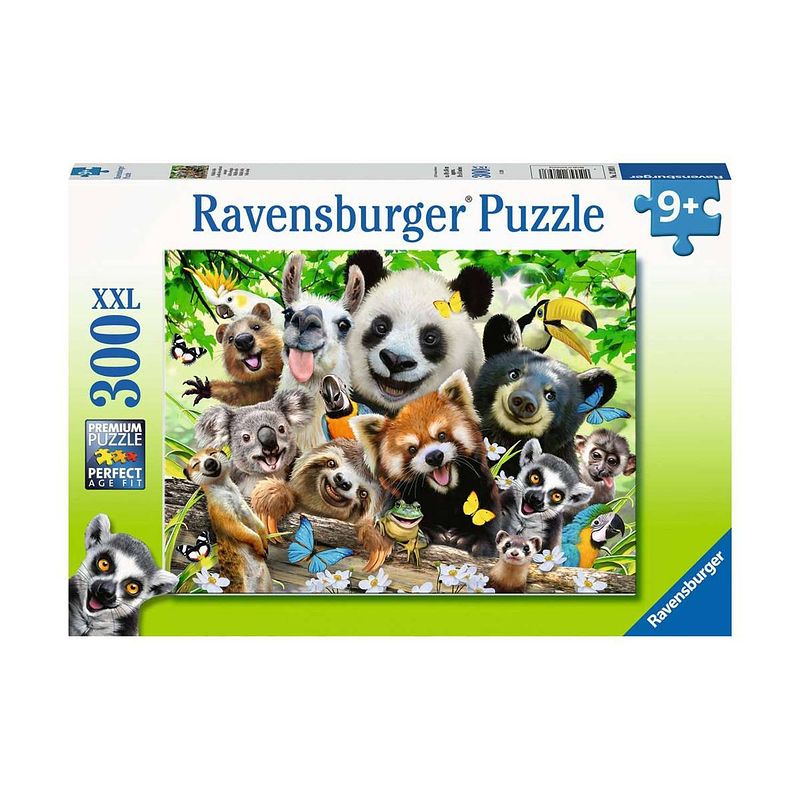 Foto van Ravensburger puzzel wildlife selfie 300