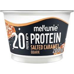 Foto van Melkunie protein kwark salted caramel 200g bij jumbo